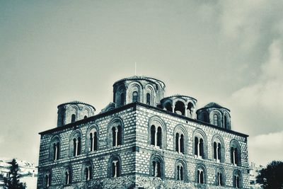 Low angle view of historical building