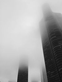 Low angle view of skyscrapers