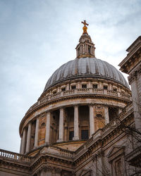 Low angle view of historical building against sky