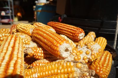 Close-up of orange for sale in market