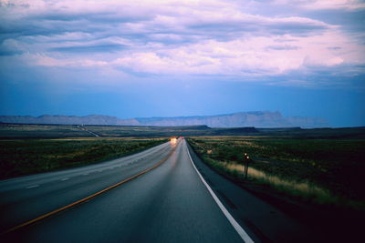 Highway against sky