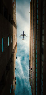 Low angle view of buildings against sky