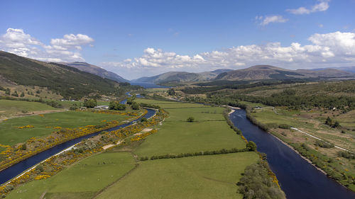 Scenic view of landscape against sky