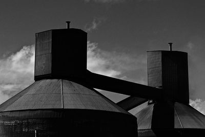 Low angle view of building against sky