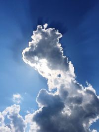 Low angle view of cloudscape