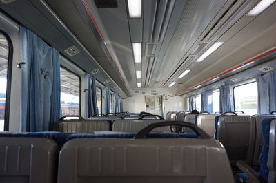 Interior of bus