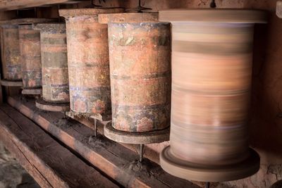 Close-up of old building