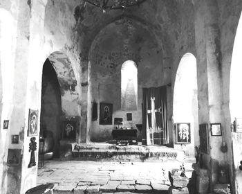 Interior of old historic building