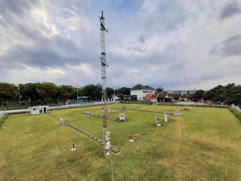 Measurement equipment in the meteorological park
