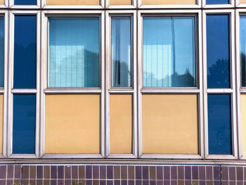 Full frame shot of glass window