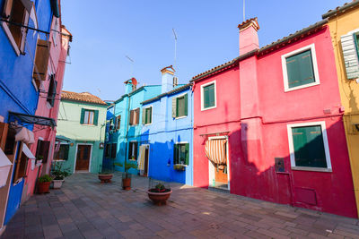 Street amidst buildings in city