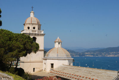 View of building against blue sky