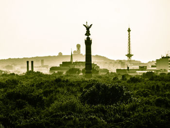 Low angle view of statue