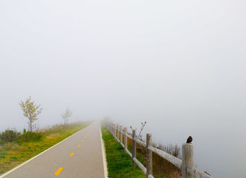 View of road against sky