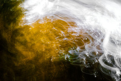 Full frame shot of water flowing in sea