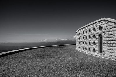 Wall of building against sky