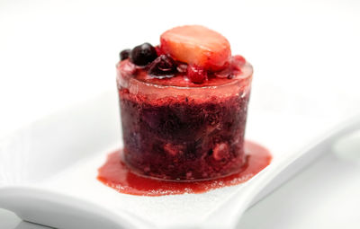 Close-up of drink in glass