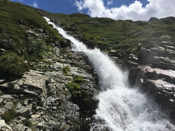 Waterfall in the alps