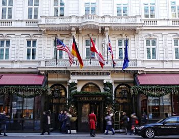 People on city street