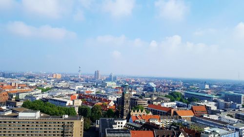 Cityscape against sky