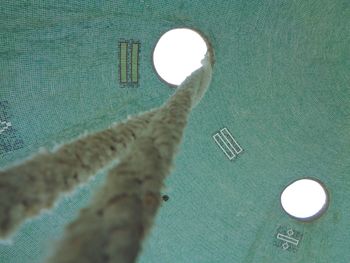 Close-up of illuminated light