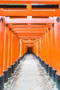 Corridor of temple