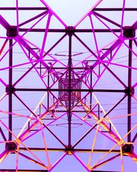 Full frame shot of illuminated lights