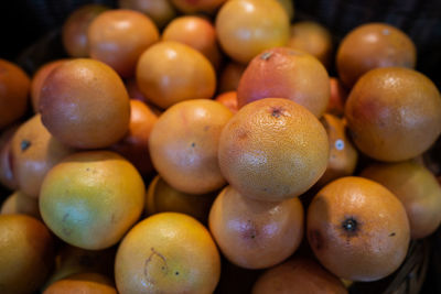 Close-up of fruits for sale at market stall