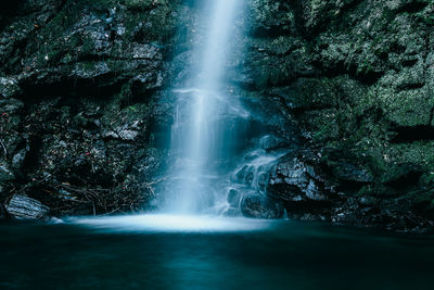 Waterfall from cliff