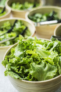 Close-up of food in plate