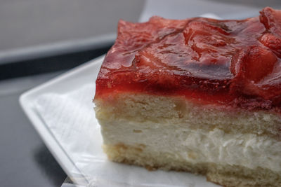 Close-up of bread on table