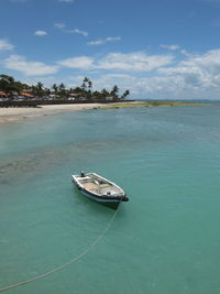 Boats in sea