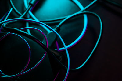 Close-up of illuminated light bulb