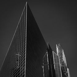 Low angle view of skyscrapers