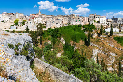 The stone tells. stone wonder. gravina in puglia. italy