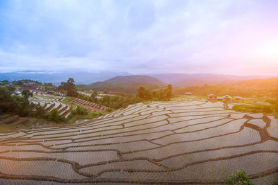 Pa-pong-peang terraced rice fields north thailand.