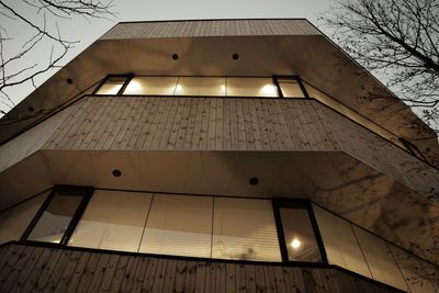 Low angle view of building against sky