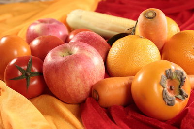 Close-up of fruits in container