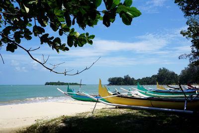 Beautiful view of pantai burung mandi, belitung