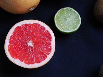 Close-up of fruits on table