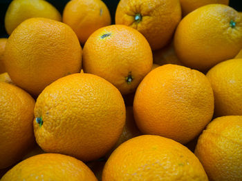 Full frame shot of oranges