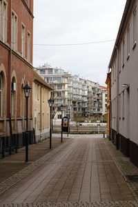Street amidst buildings in town