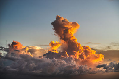 Scenic view of sky during sunset