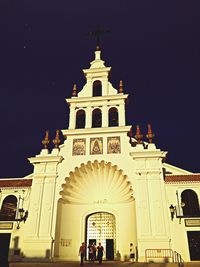 Low angle view of historical building