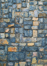 Full frame shot of stone wall