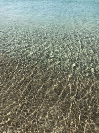 Full frame shot of sea water