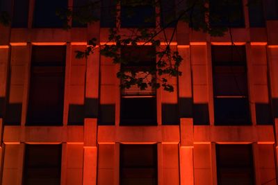 Full frame shot of illuminated building