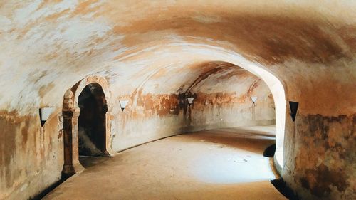 Interior of old abandoned building