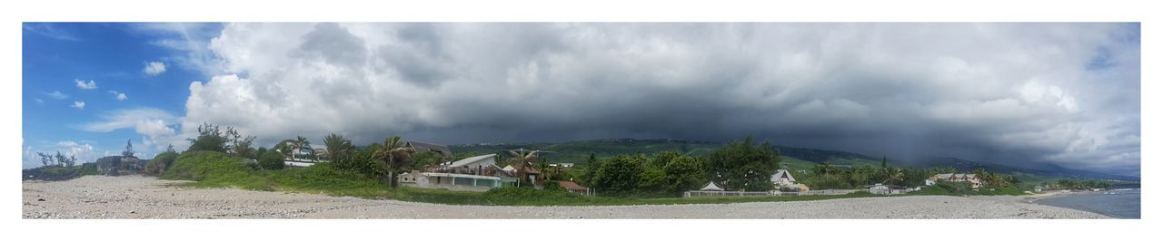 Panoramic view of landscape against sky