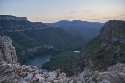 The wonderful views from the castle to the river, the river of life